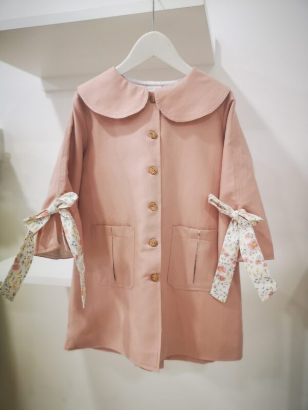 GABARDINA LINO ROSA