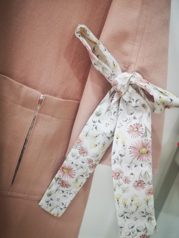 GABARDINA LINO ROSA - Imagen 2