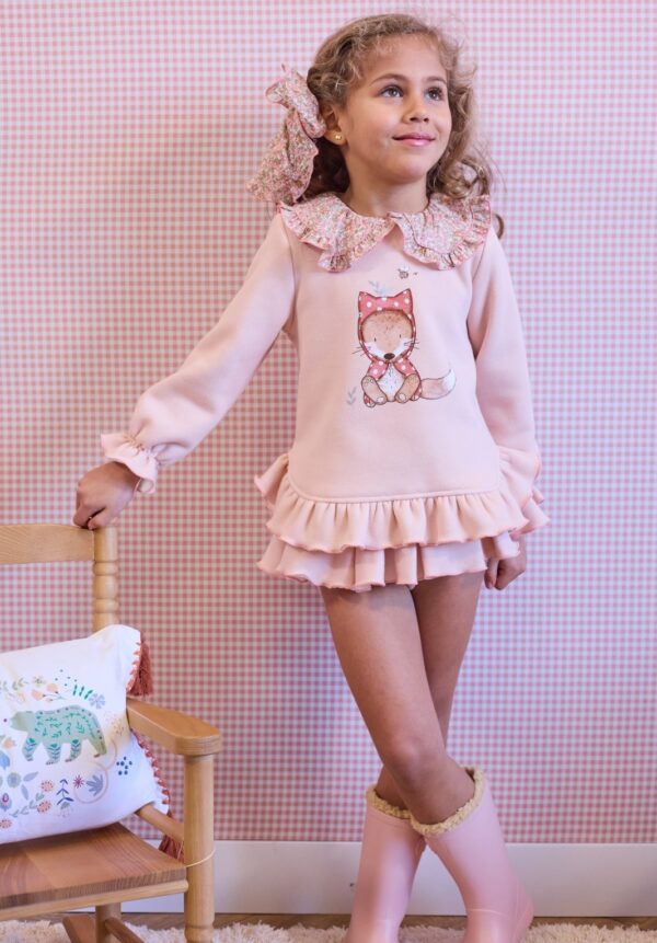 CONJUNTO FELPA CAPERUCITA